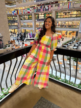 Load image into Gallery viewer, Rainbow Colored Checkered Jumpsuit
