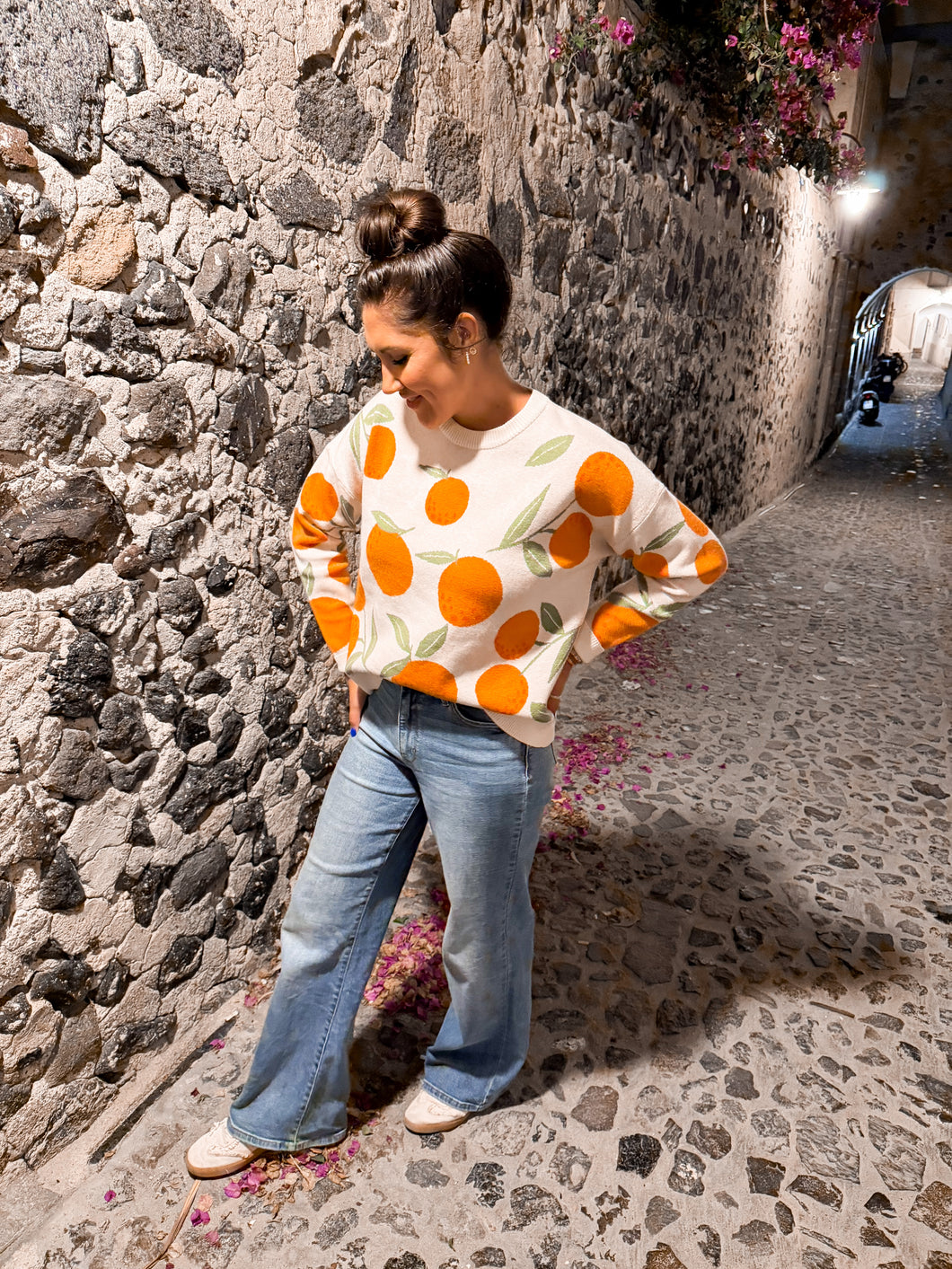 Citrus Honey Pullover Sweater