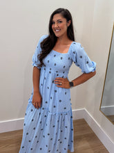 Load image into Gallery viewer, Blue Showers Floral Dress
