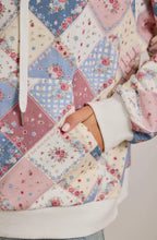 Load image into Gallery viewer, Spring Patchwork Quilted Hoodie
