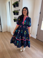 Load image into Gallery viewer, Petal Parade Midi Dress

