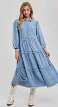 Load image into Gallery viewer, Denise Denim Shirt Dress
