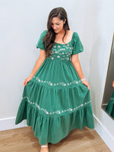 Load image into Gallery viewer, Elena Embroidered Maxi Dress
