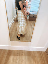 Load image into Gallery viewer, Harvest Gingham Maxi Skirt
