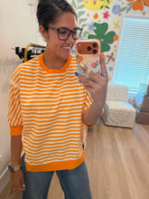 Load image into Gallery viewer, Clementine Charm Striped Top
