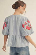 Load image into Gallery viewer, Whispering Petals Embroidered Blouse
