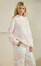 Load image into Gallery viewer, Floral Textured Mock Neck Sweater
