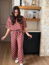 Load image into Gallery viewer, Mocha Polka Dot Set
