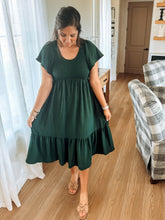 Load image into Gallery viewer, The Alpine Green Kendall Midi Dress
