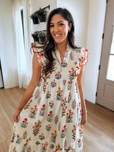 Load image into Gallery viewer, Japanese Garden Midi Dress
