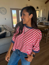 Load image into Gallery viewer, Cape Cod Striped Top
