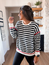 Load image into Gallery viewer, Guns Up Striped Sweater
