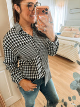 Load image into Gallery viewer, Mixed Gingham Button Up Shirt
