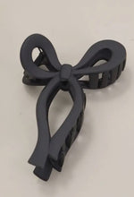 Load image into Gallery viewer, Matte Bow Hair Claw Clip
