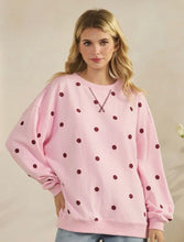 Load image into Gallery viewer, Strawberry Dream Polka Dot Pullover
