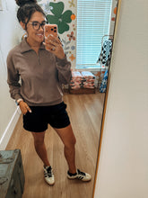 Load image into Gallery viewer, Stone French Zip Pullover

