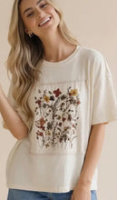 Load image into Gallery viewer, Oversized Patchwork Floral T-Shirt

