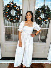 Load image into Gallery viewer, Ivory Wideleg Jumpsuit
