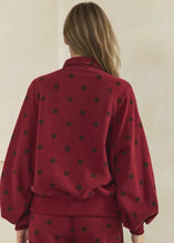 Load image into Gallery viewer, Rasberry Mocha Polka Dot Pullover
