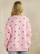 Load image into Gallery viewer, Strawberry Dream Polka Dot Pullover

