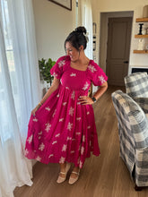 Load image into Gallery viewer, Berry Bouquet Embroidered Maxi Dress
