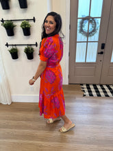 Load image into Gallery viewer, Nalani Neon Floral Button Up Dress
