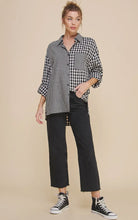 Load image into Gallery viewer, Mixed Gingham Button Up Shirt
