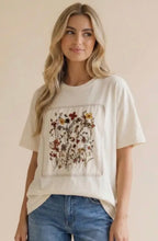 Load image into Gallery viewer, Oversized Patchwork Floral T-Shirt
