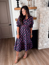 Load image into Gallery viewer, Field of Florals Midi Dress
