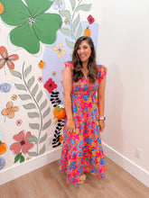 Load image into Gallery viewer, Blushed Tangerine Floral Dress
