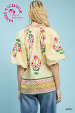Load image into Gallery viewer, Sunlit Meadow Floral Blouse
