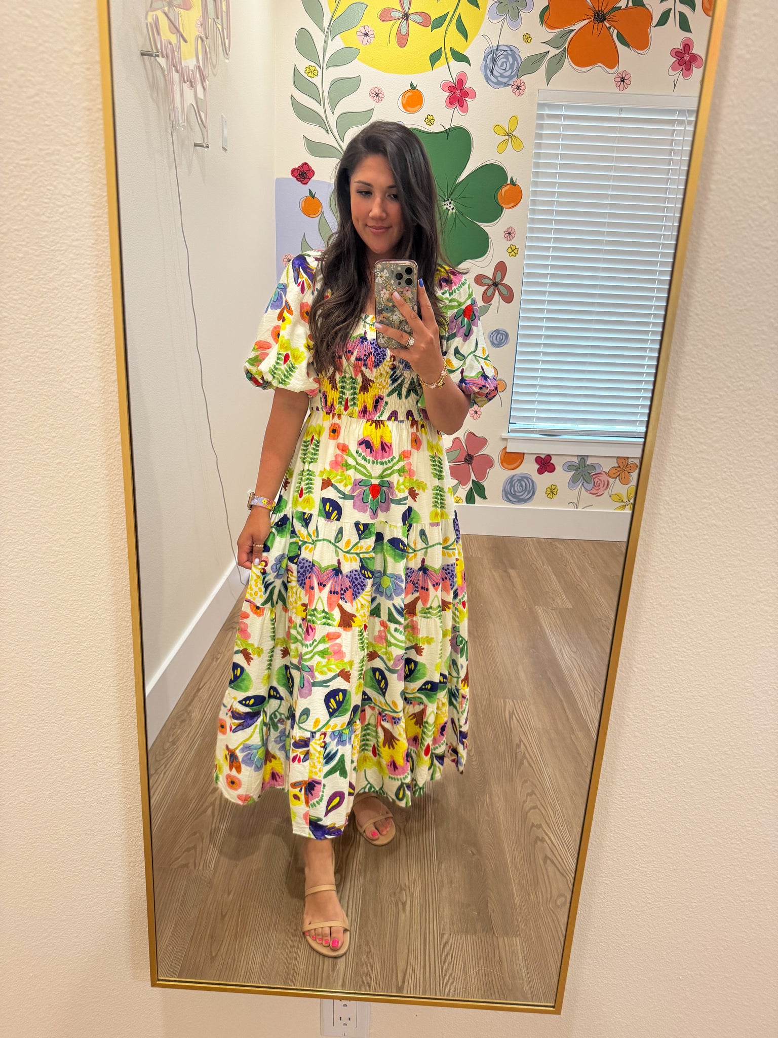 fairytale maxi dress Cupshe Fairytale Ending Floral Maxi Dress - Blue