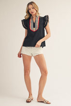 Load image into Gallery viewer, Designer Touch Scalloped Blouse
