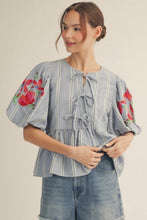 Load image into Gallery viewer, Whispering Petals Embroidered Blouse

