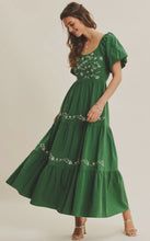 Load image into Gallery viewer, Elena Embroidered Maxi Dress
