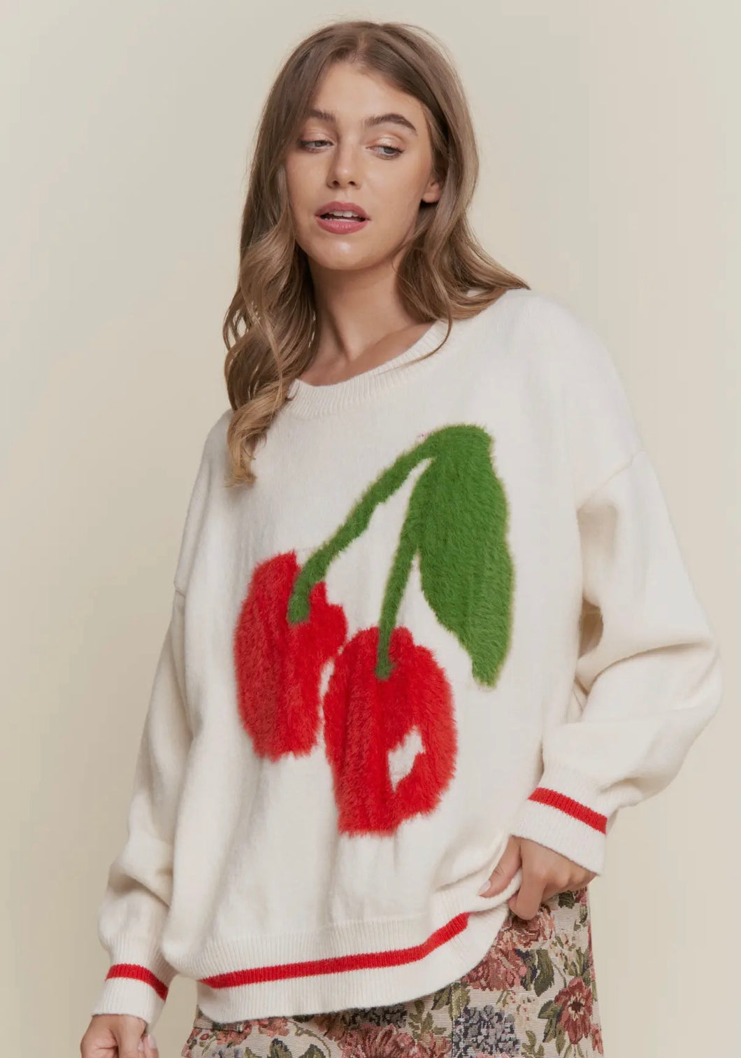 Sweet as a Cherry Sweater