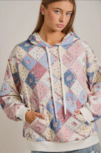 Load image into Gallery viewer, Spring Patchwork Quilted Hoodie
