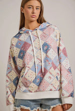Load image into Gallery viewer, Spring Patchwork Quilted Hoodie
