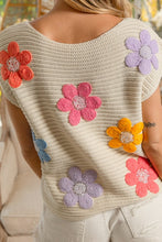 Load image into Gallery viewer, Bejeweled Floral Sweater
