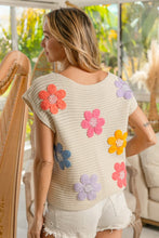 Load image into Gallery viewer, Bejeweled Floral Sweater
