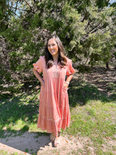 Load image into Gallery viewer, Elsie Blush Embroidered Dress
