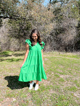 Load image into Gallery viewer, Kenzi Kelly Green Midi Dress
