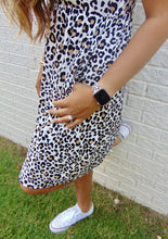 Load image into Gallery viewer, Leopard Tee Dress
