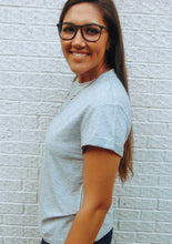 Load image into Gallery viewer, Grey Knit Tee
