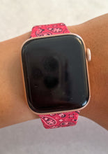Load image into Gallery viewer, red paisley bandana Apple Watch band
