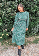 Load image into Gallery viewer, Hailey Hunter Green Midi Dress
