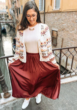 Load image into Gallery viewer, Bailey Burgundy Skirt
