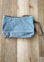 Load image into Gallery viewer, Blue Chevron Myra Pouch
