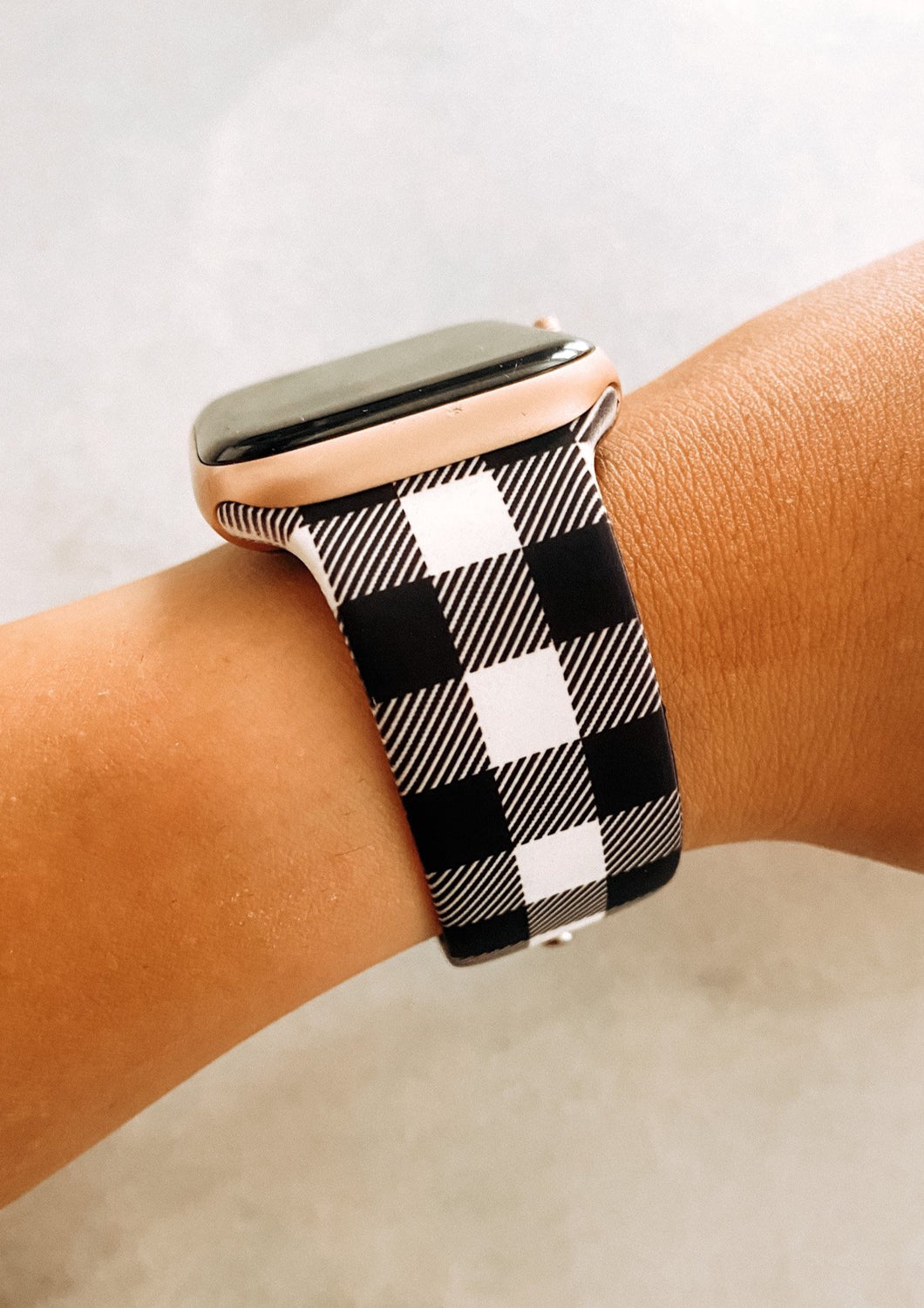 Gingham Apple Watch Band