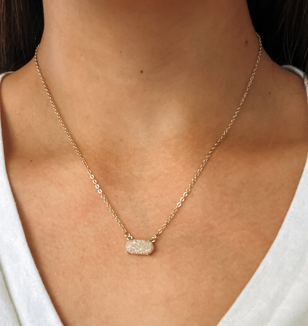 Champagne Stud Necklace